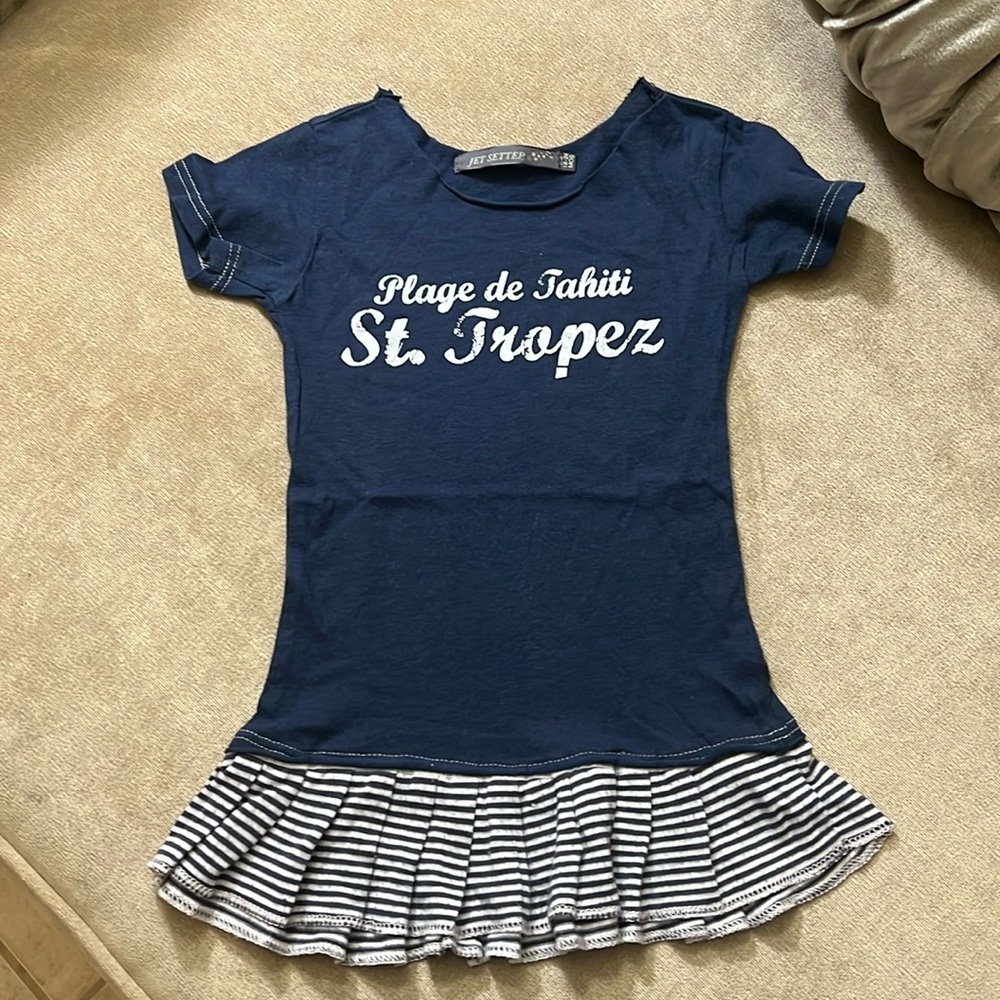 Jet Setter navy dress Size 18/24 months